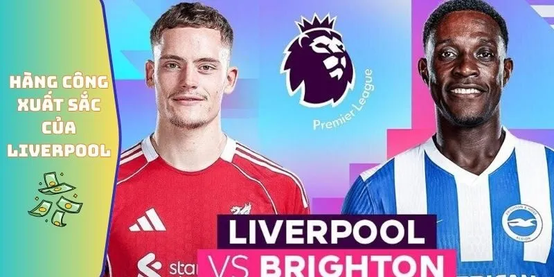 Đội Hình Liverpool Gặp Brighton & Hove Albion Tỏa Sáng 3 Hàng công xuất sắc của Liverpool