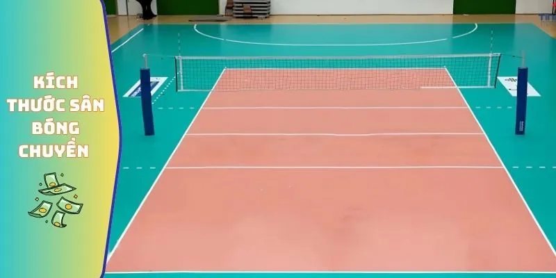Kích Thước Sân Bóng Chuyền - Quy Chuẩn Thi Đấu Quốc Tế 2026 1 Kích thước sân bóng chuyền
